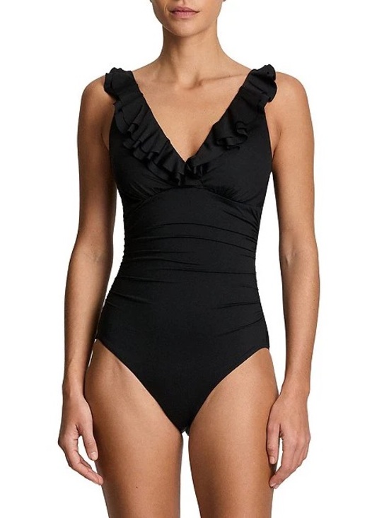Lauren Ralph Lauren Other - NWT Lauren Ralph Lauren Core Solid Ruffle Underwire One Piece Swimsuit